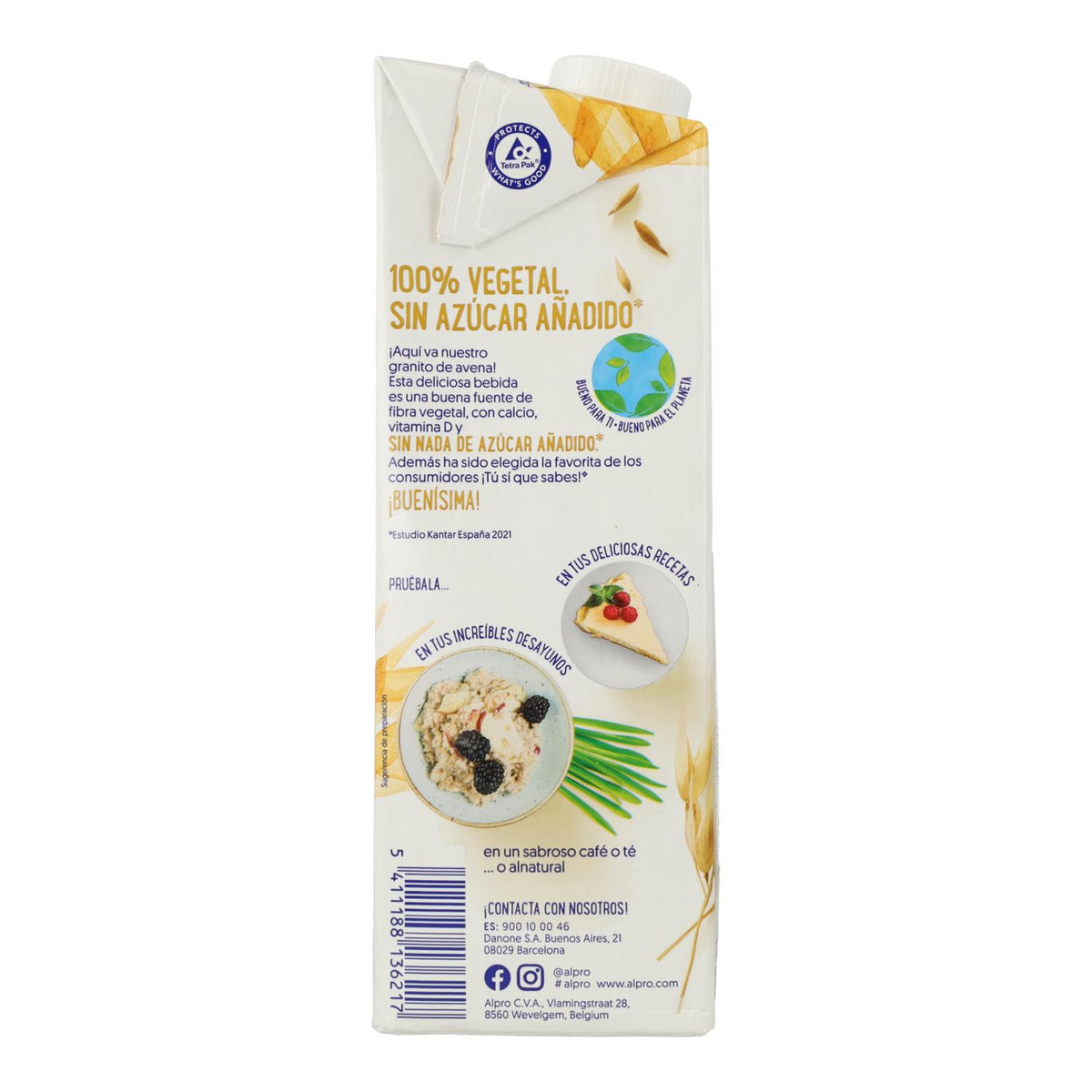 Pack 6x Bebida de Avena Alpro 1 Litro