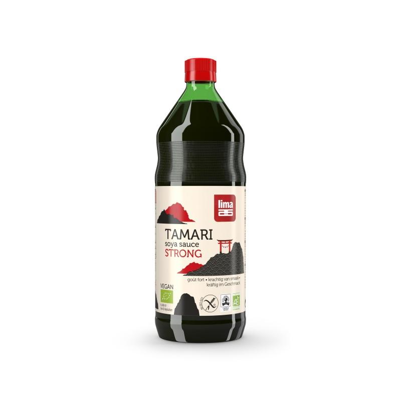 Molho de soja Tamari Strong Sabor forte ECO Lima 1L