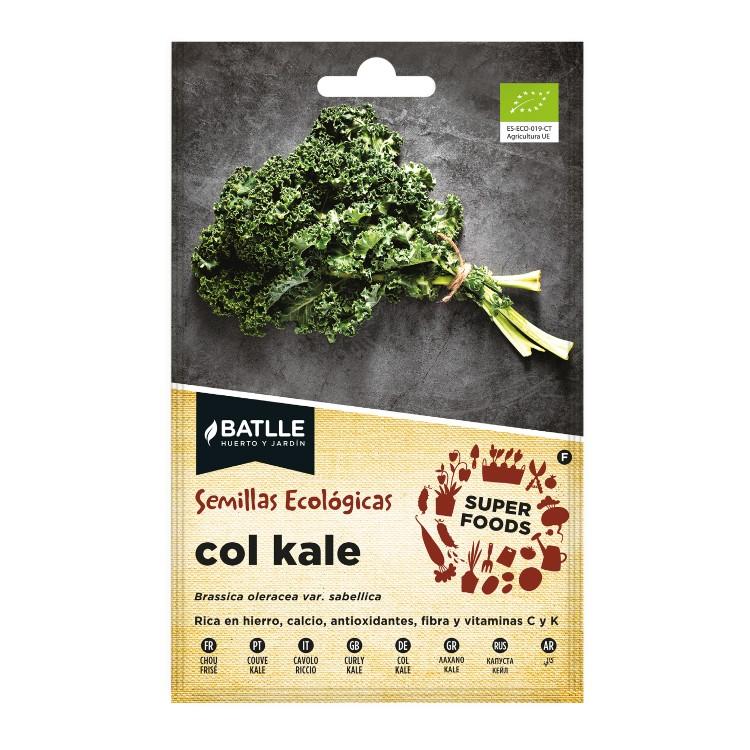 Sementes de couve biológica "Super Foods" da Batlle
