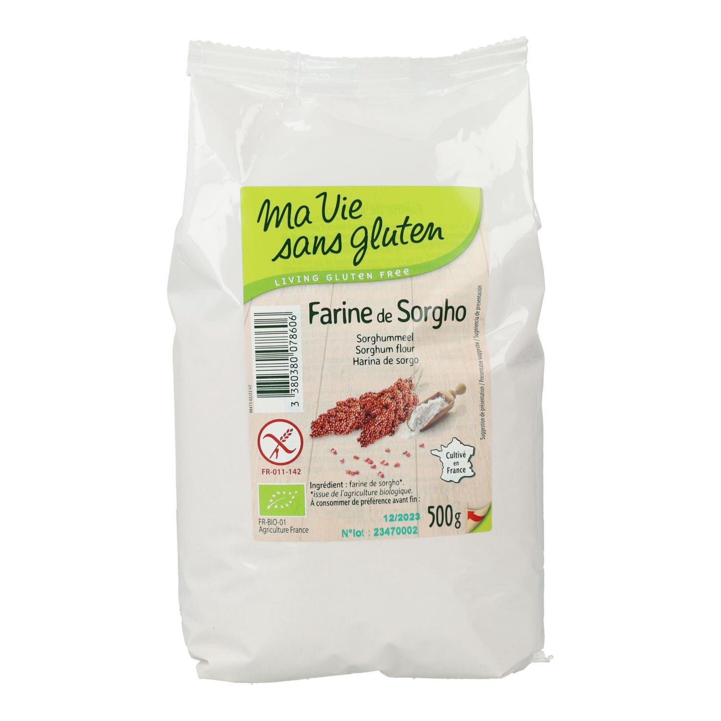 Farinha de Sorgo Ma Vie Sans sem Glúten 500 g