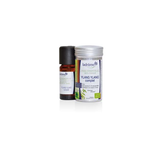 Óleo essencial orgânico de Ylang Ylang Ladrome, 10ml