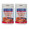 Embalagem 2x Cúrcuma 20.000 mg, Lamberts, 120 comprimidos