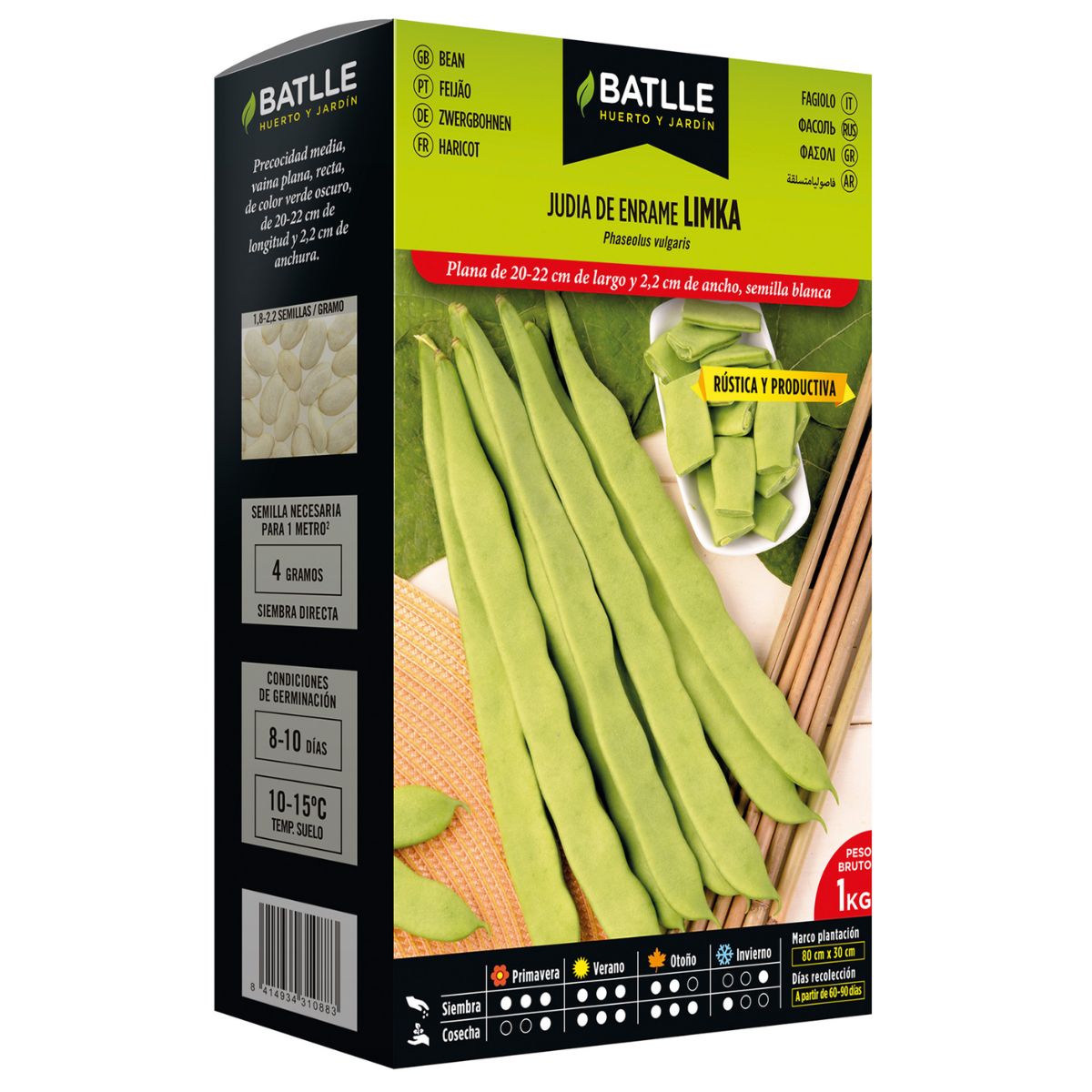 Sementes de feijão-frade Limka 100 g Batlle