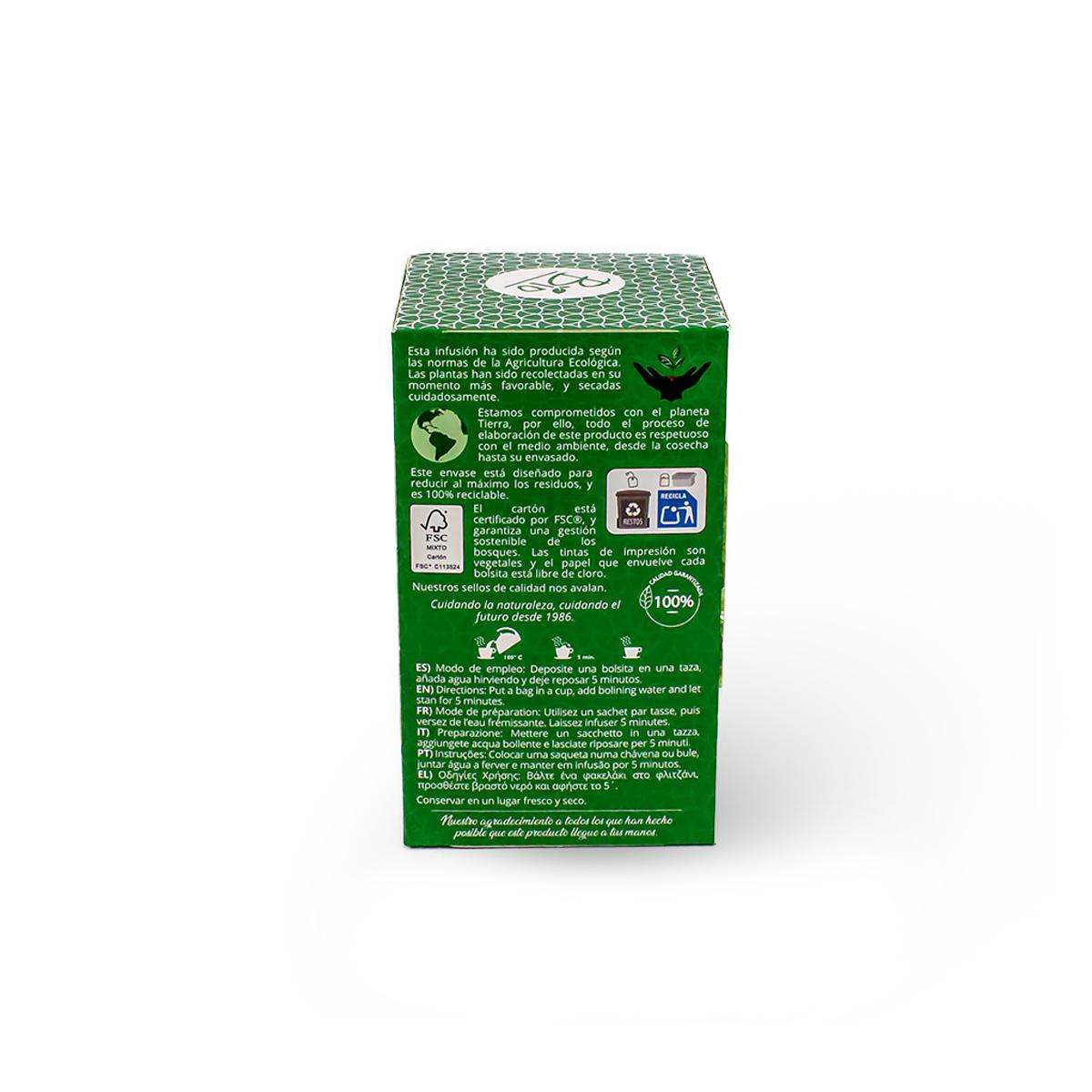 Artemis com 20 filtros de menta e poejo.