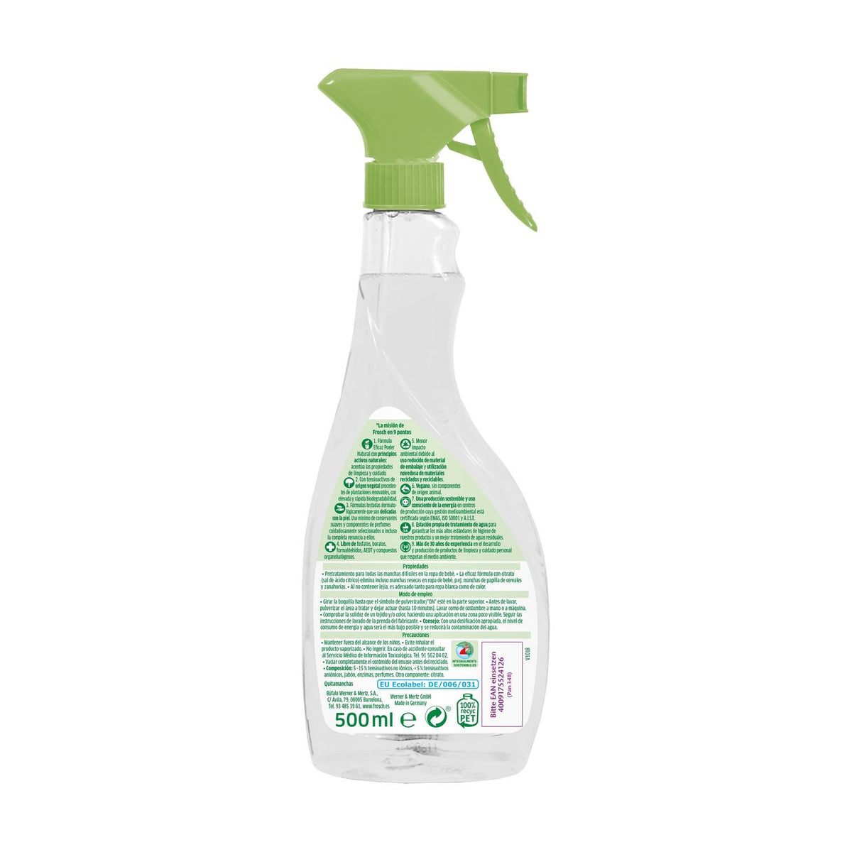 Removedor de nódoas para bebé Frosch 500 ml