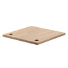 1 superfície de trabalho em faia S 650 x 650 x 30 mm Wolfcraft 6043000