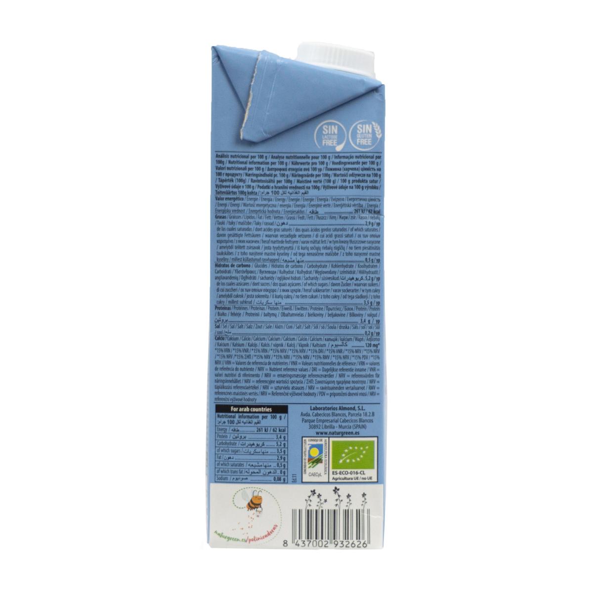 Bebida de soja com xarope de agave NaturGreen 1 L
