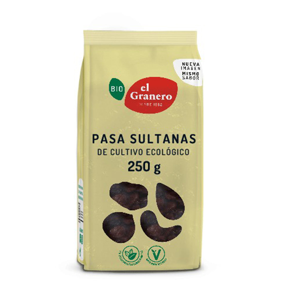 Passas Sultana Biológicas El Granero 250 g