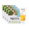 PACOTE ESPECIAL Creme para Fraldas de Calêndula Weleda 75ml + Pacote de Poupança Fraldas T5 (13-18 kg) Moltex Pure & Nature 176 Unidades
