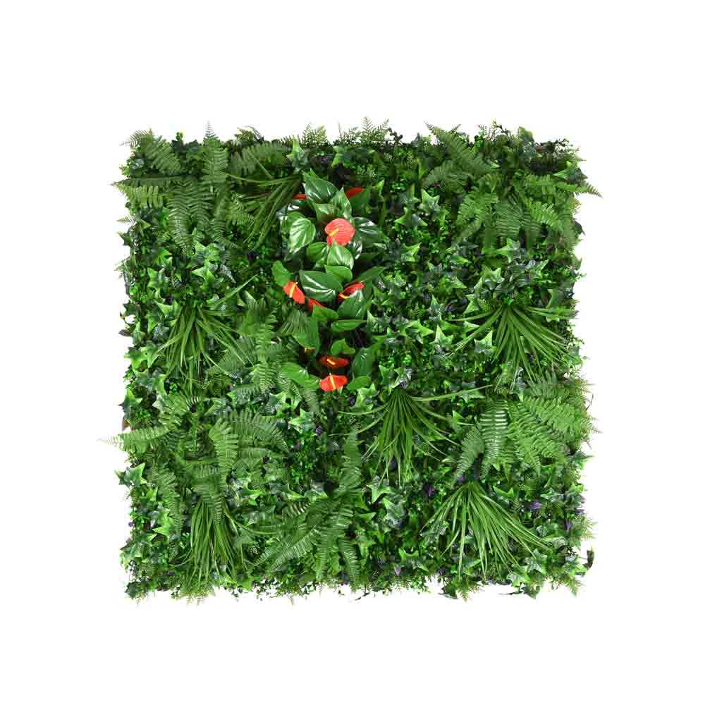 Jardim vertical sintético Tropical Faura 1x1 m