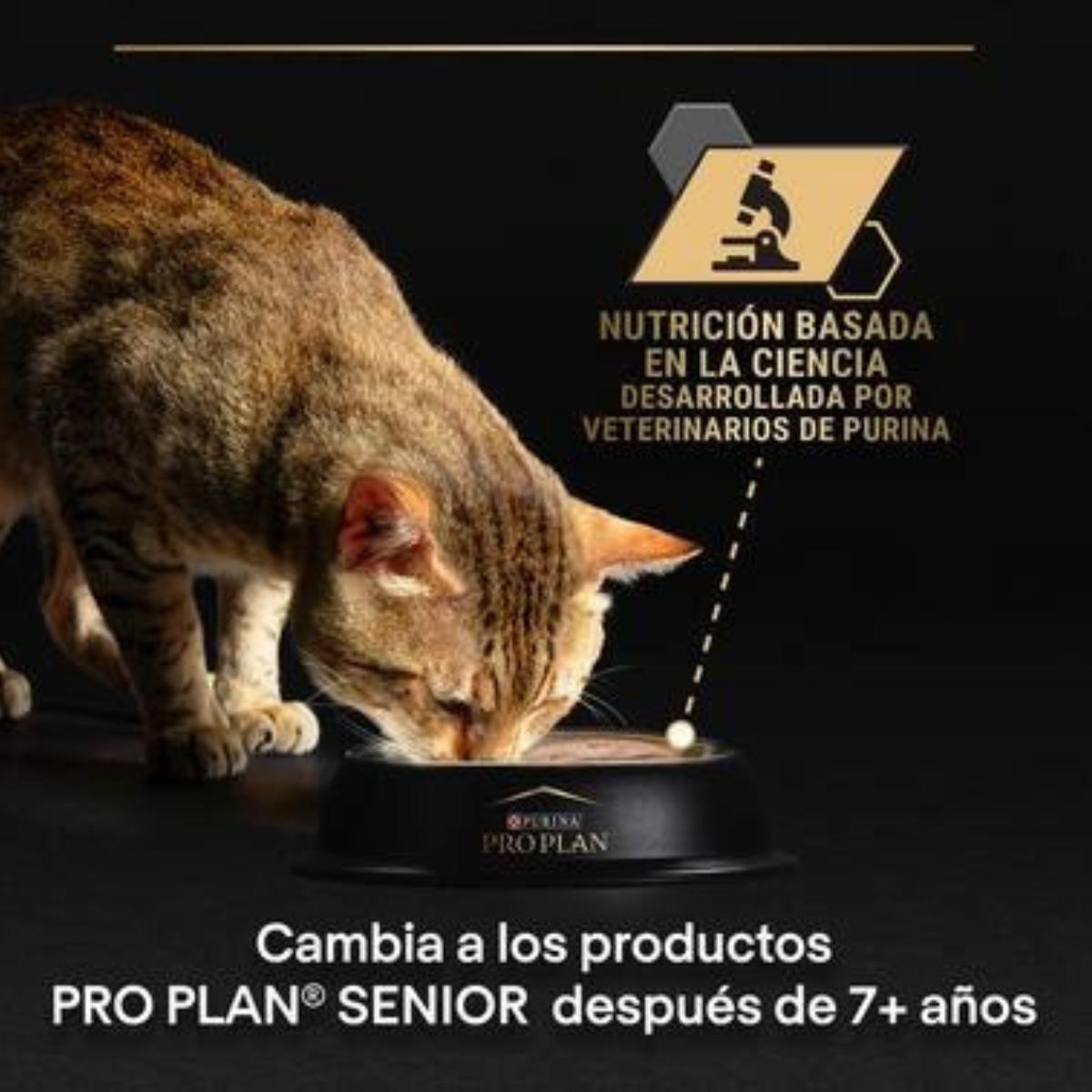 Terrina de Manutenção Esterilizada para Gatos Adultos Pro Plan com atum e salmão Purina lata 12 x 85 g