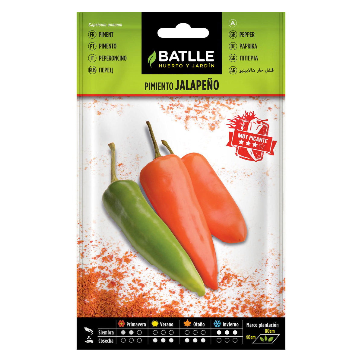 Sementes de Pimento Jalapeño Batlle