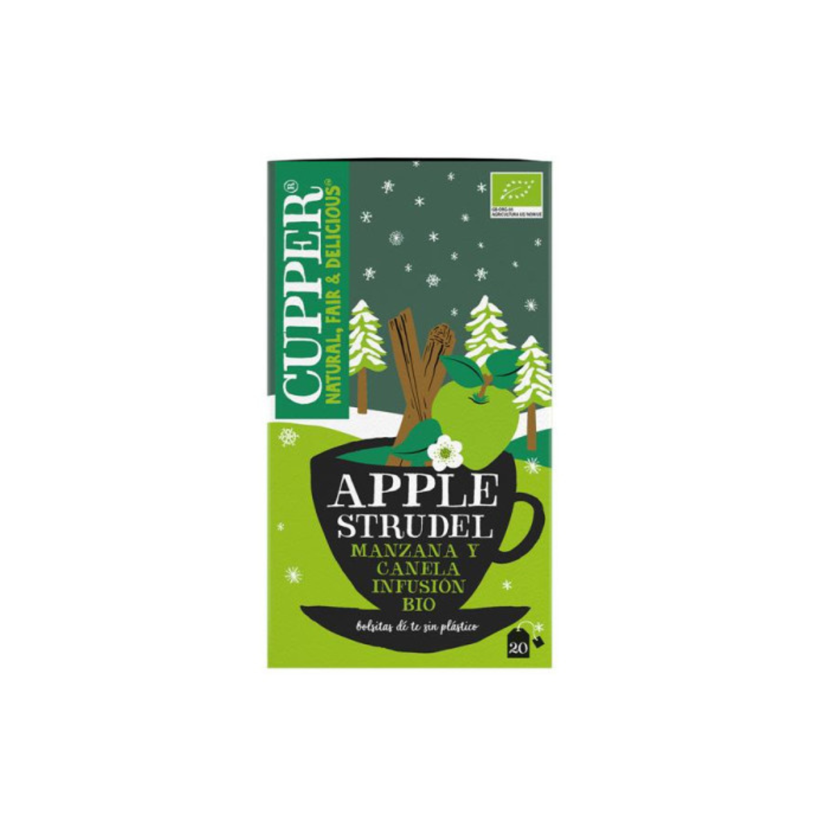 Infusão Bio Cupper de Strudel de Maçã 20 saquetas