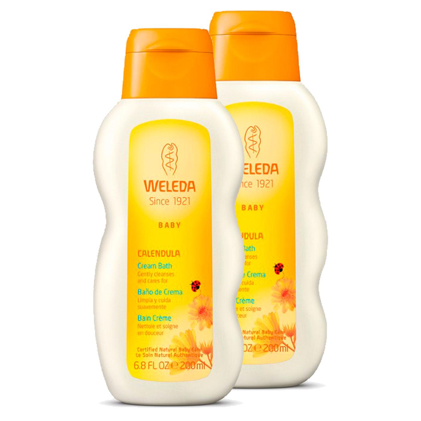 Pack Promocional 2 unidades Creme de Banho Calêndula Weleda 200 ml