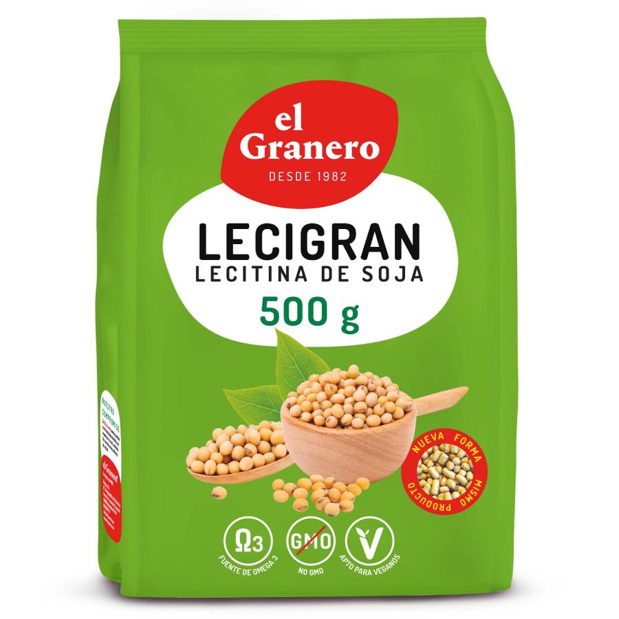Lecigran Lecitina de Soja não OGM IP, El Granero, 500 g