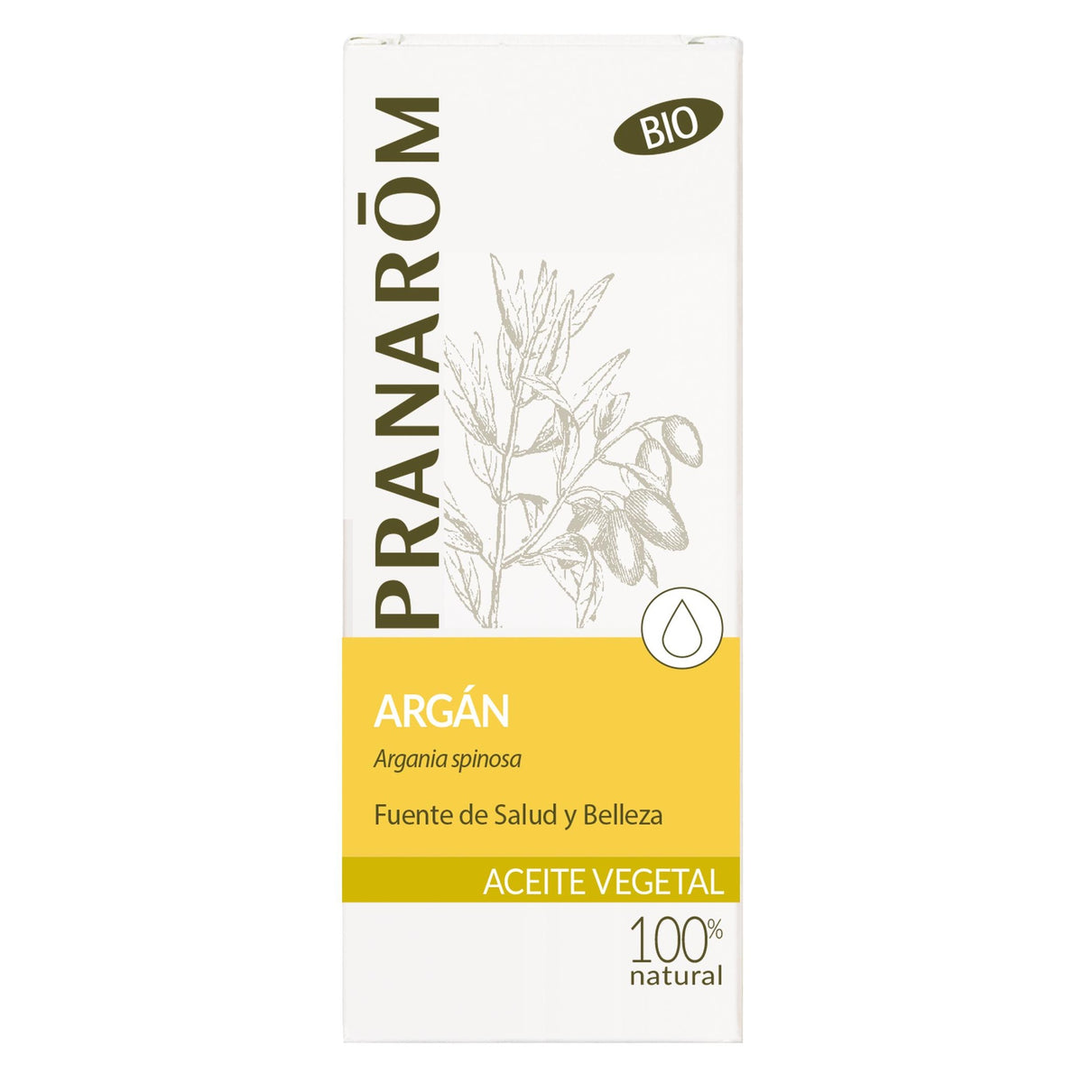 Pranaróm BIO óleo vegetal de argão 50 ml