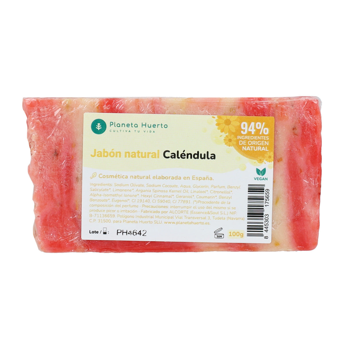 Sabonete natural à base de azeite e calêndula Planeta Huerto 100 g