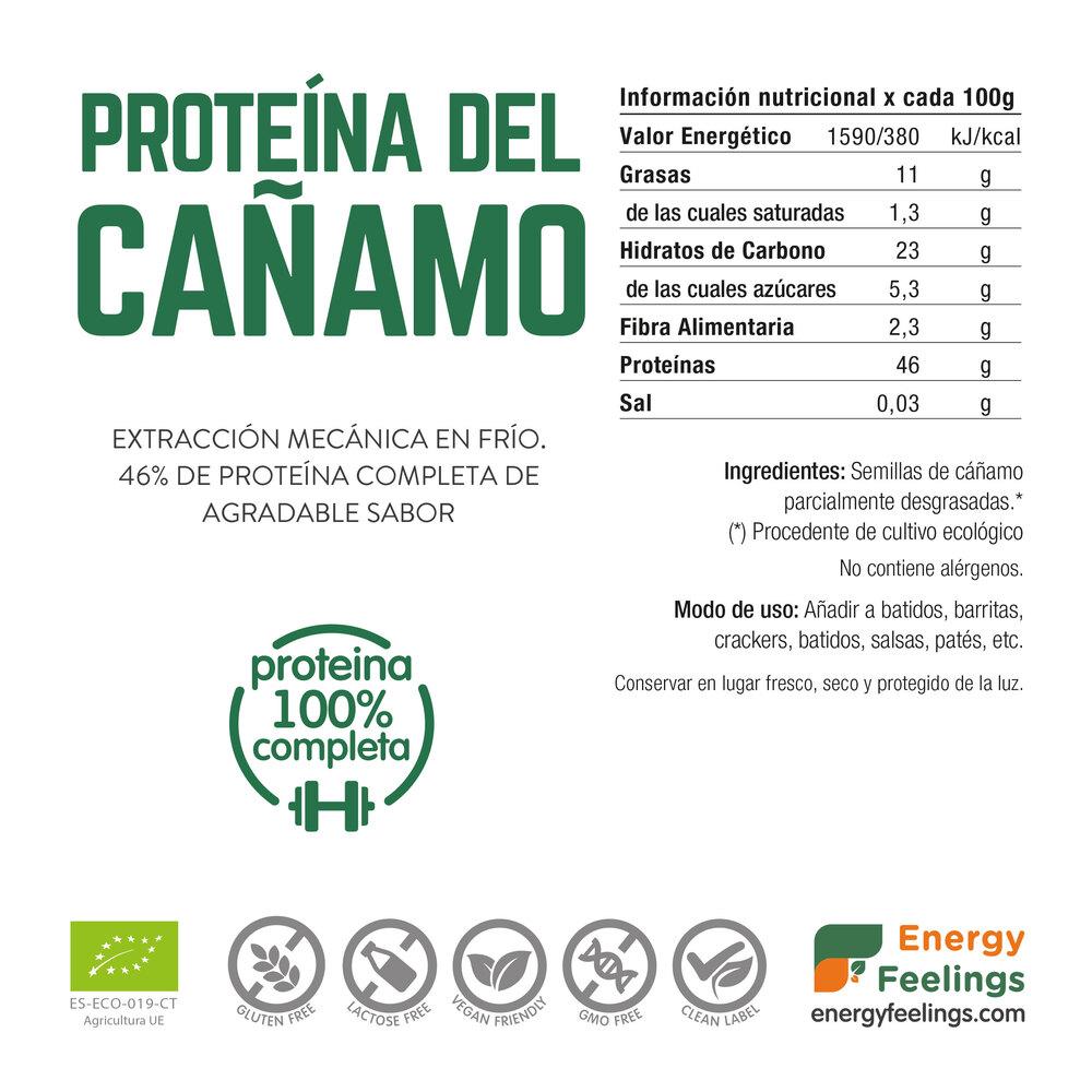 Proteína de Cânhamo ECO Energy Feelings 500 g