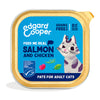 Ração húmida para gatos Patê Salmão e Frango Tub Edgard & Cooper 85 g