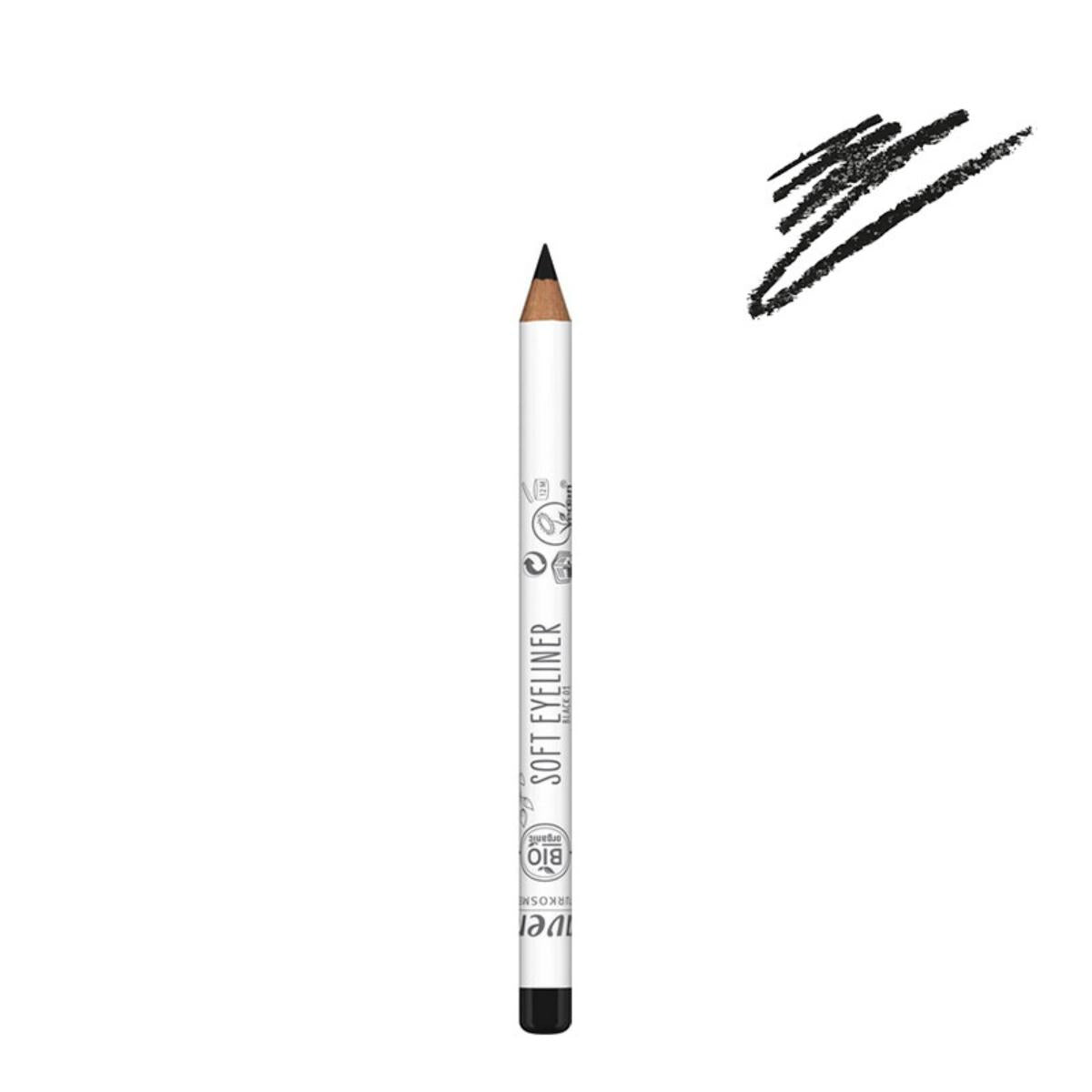 Lápis delineador - 01 Preto, Lavera 1,14 g
