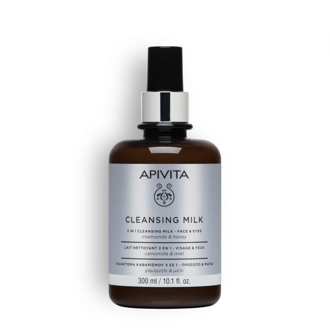 PROMOÇÃO Apivita Leite de Limpeza Facial e Olhos 3 em 1 300 ml