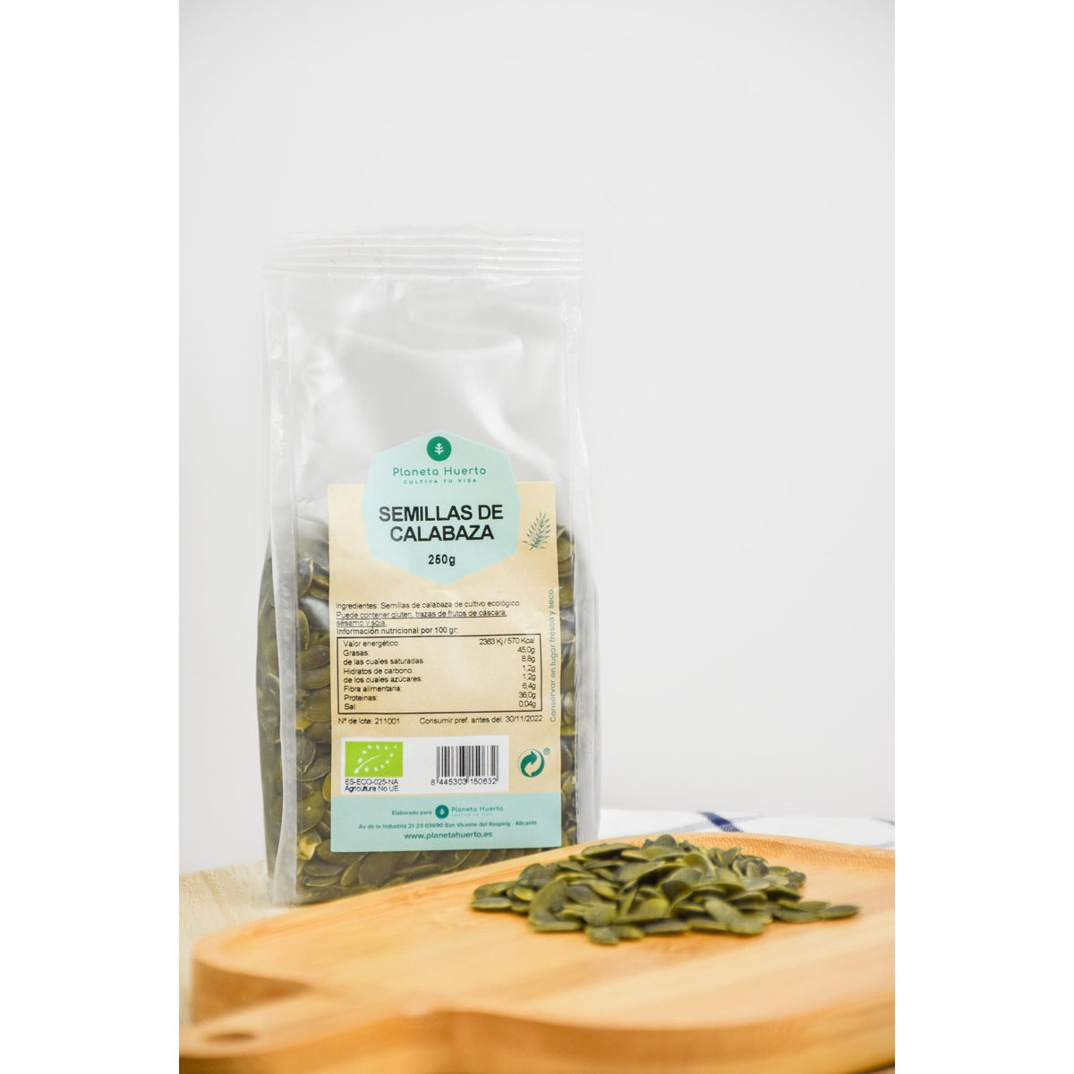 Planeta Huerto ECO Sementes de Abóbora 250 g