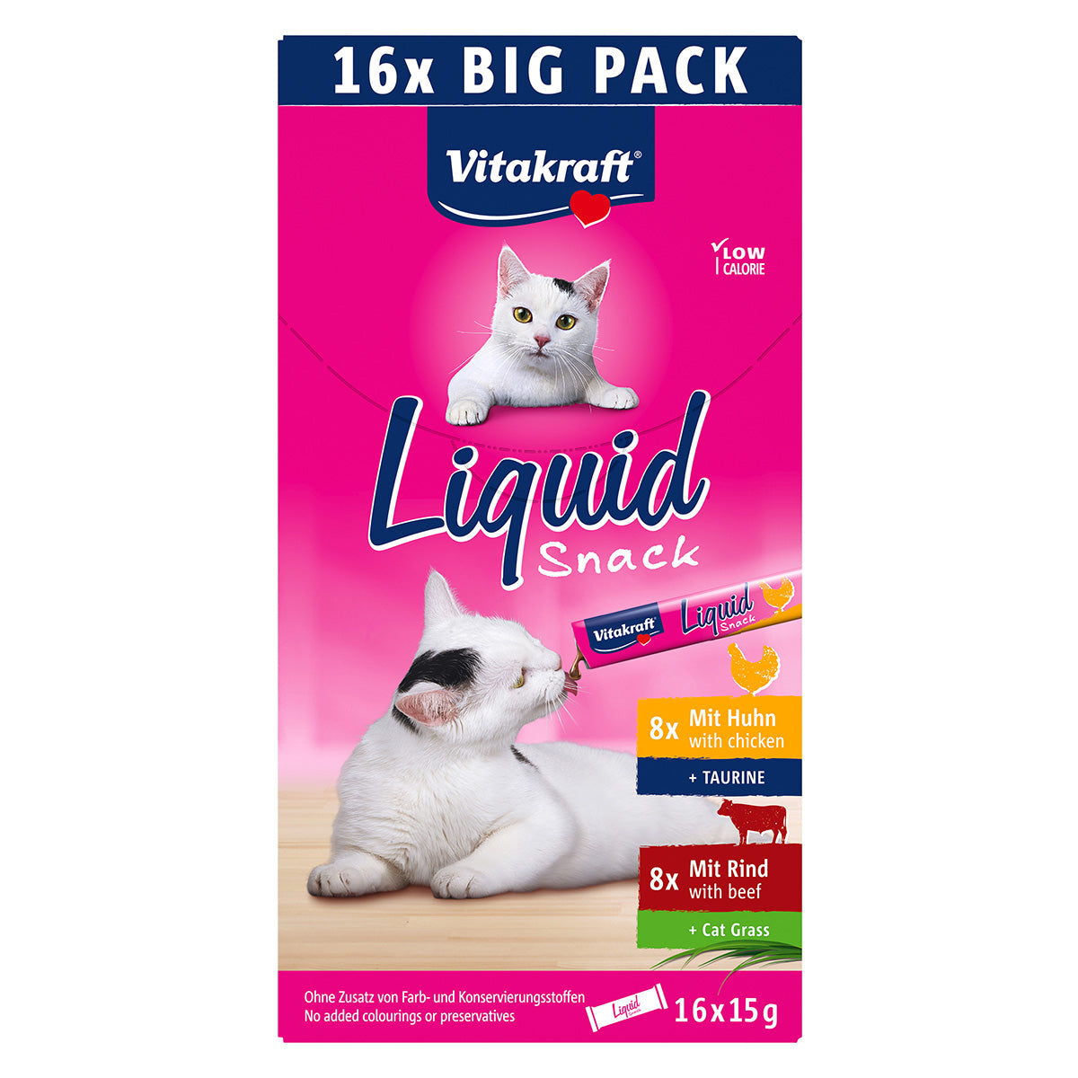 Liquid Snack Multipack 8 Salmón 8 Paté 16x15g
