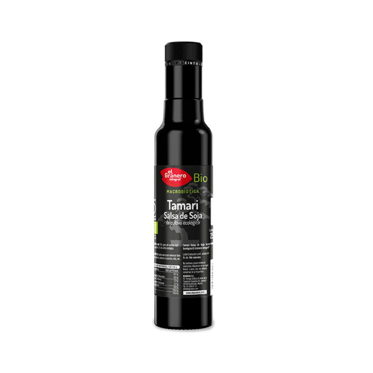 Molho de Soja Tamari El Granero, 250 ml 500 ml