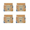 ECOBOOM - Fralda de Bambu Eco Boom. 70% biodegradável, hipoalergénica (tamanho 3/M, 6-10 kg, embalagem de 4 fraldas, total de 128 fraldas)