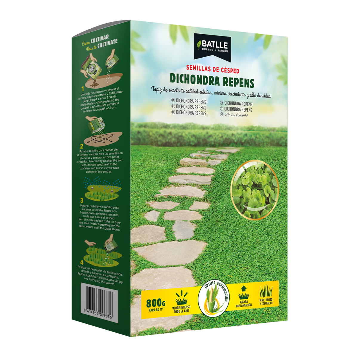 Sementes de erva-batlle Dichondra repens 100 g