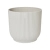 Vaso de flores redondo dobrável Vibes branco sedoso Elho 25 cm