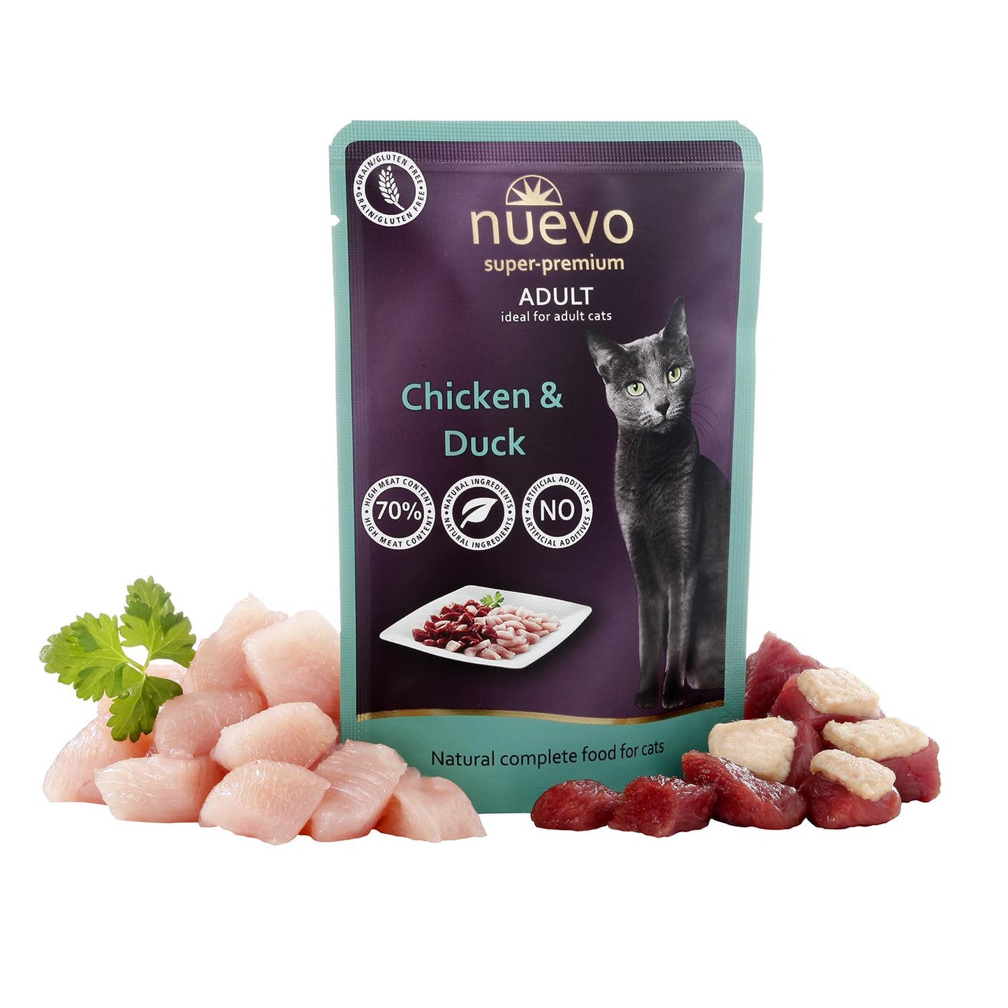 New Envelope Gato Adulto Frango e Pato 85 g