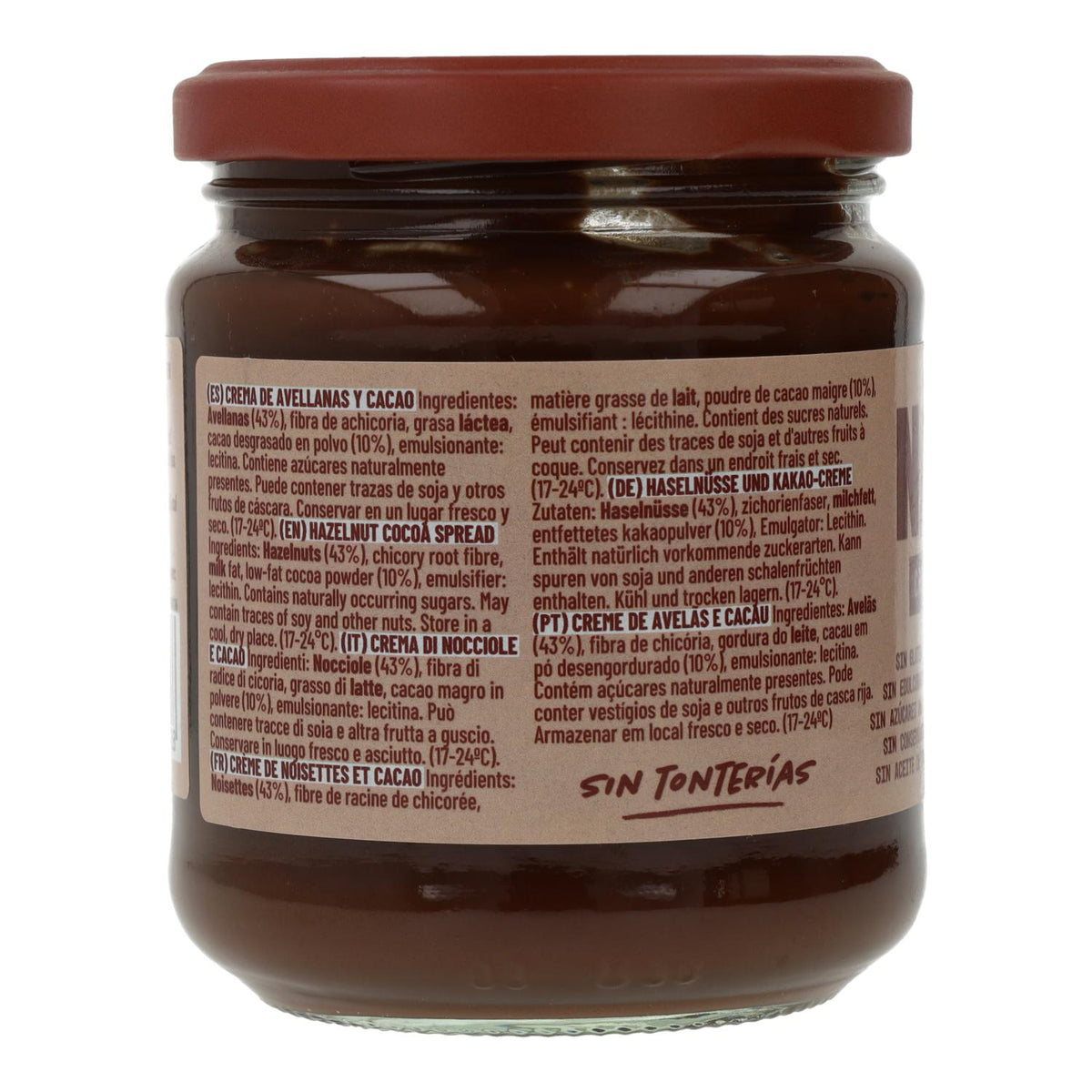 Creme de Avelã e Cacau Natruly 285 g