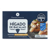 Hígado de bacalao MSC en su propio aceite pesca sostenible Planeta Huerto 120 g