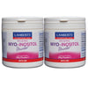 Embalagem de 2 MYO Inositol em pó Lamberts 200 g