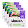 Fraldas Moltex Pure & Nature T6 Embalagem Económica (17-28 kg), 140 Unidades