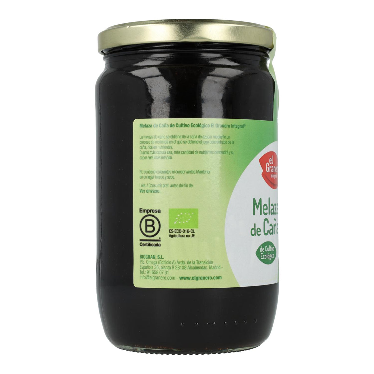 Melaço de Cana Biológico El Granero, 900 g