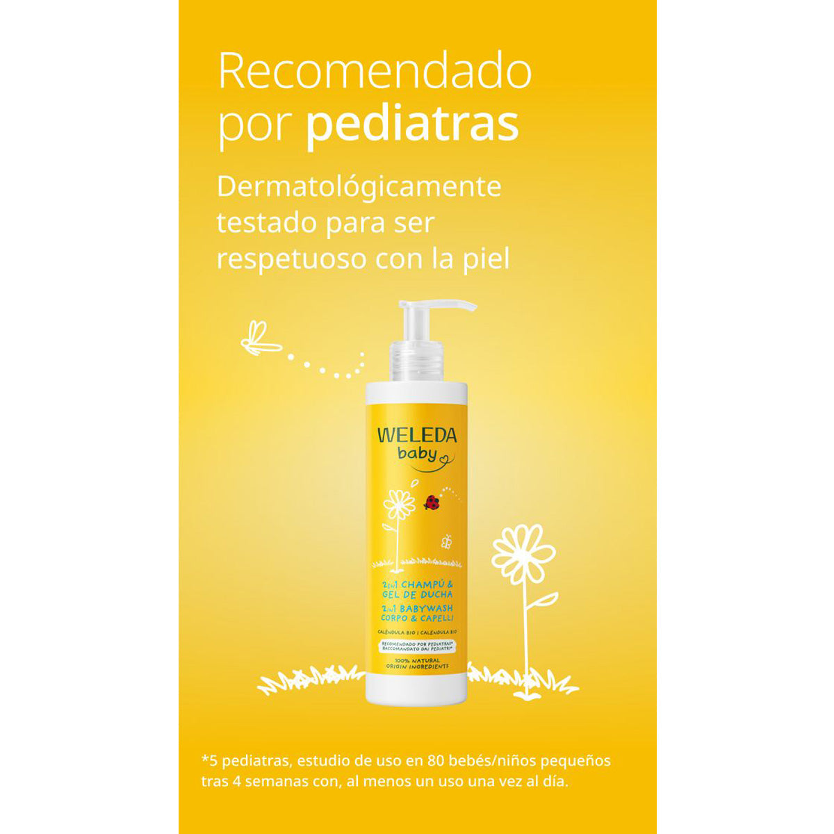 Champô e Gel de Banho Calêndula Weleda 400ml