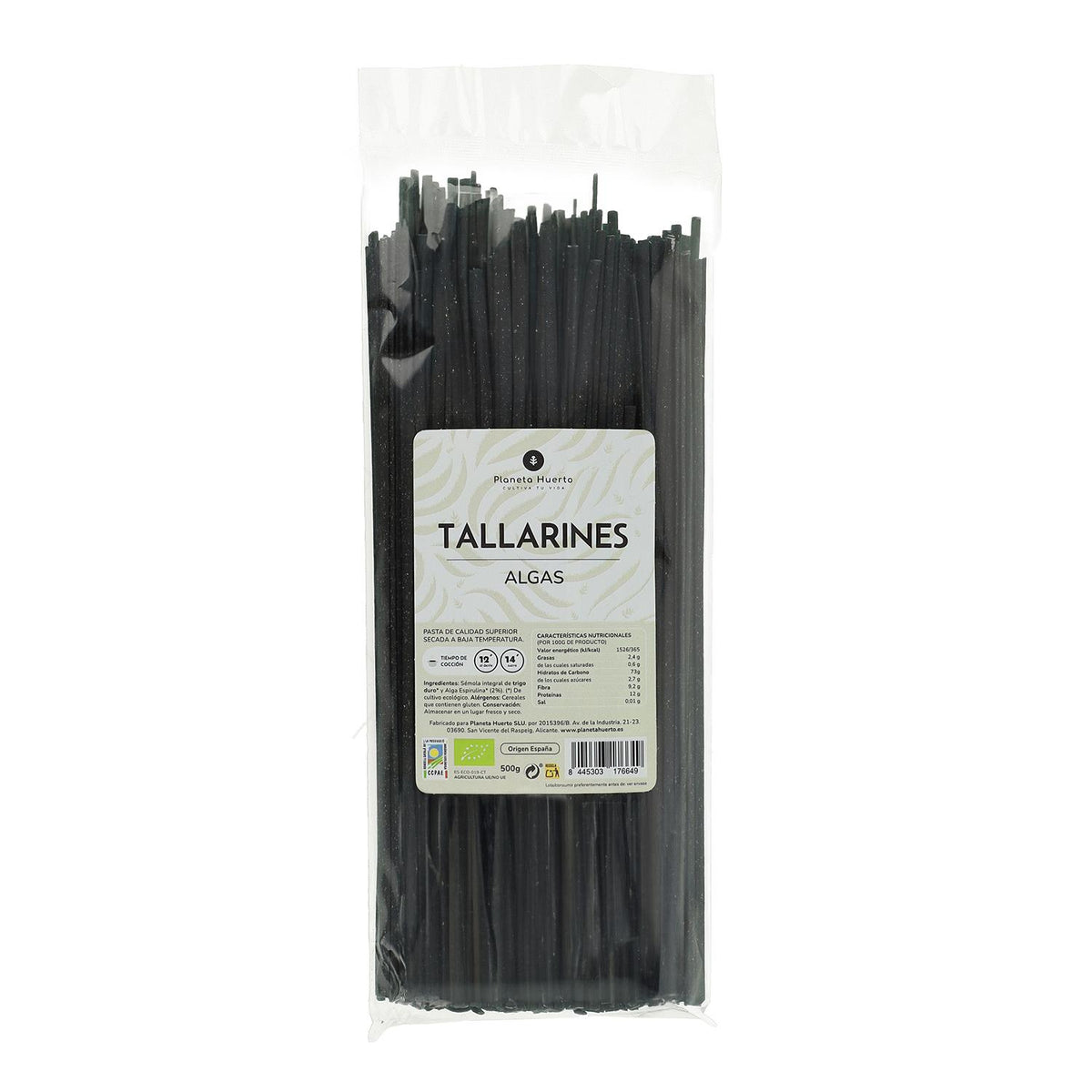 Macarrão de Algas Planeta Huerto ECO 500g