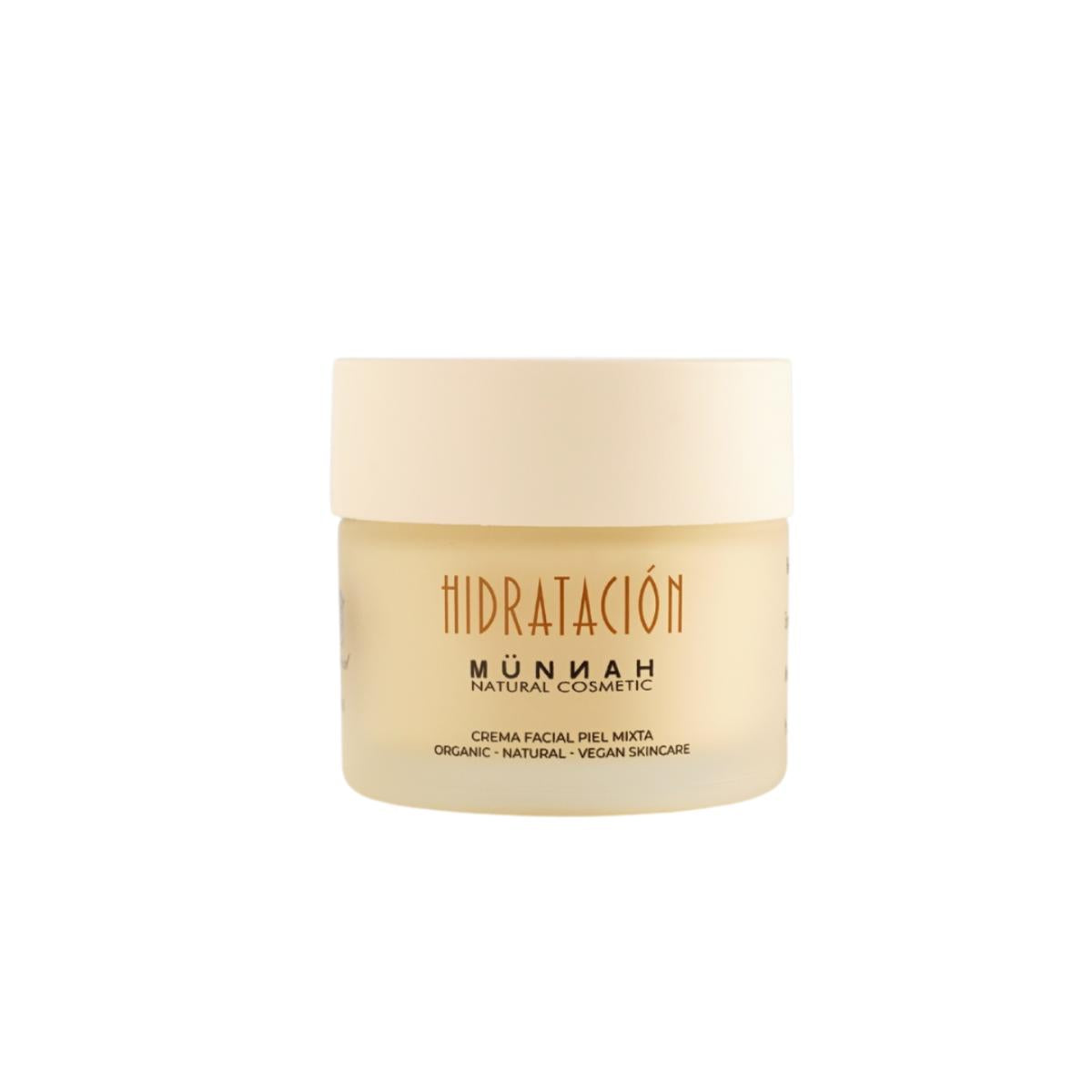 Creme hidratante para pele mista Münnah 50 ml