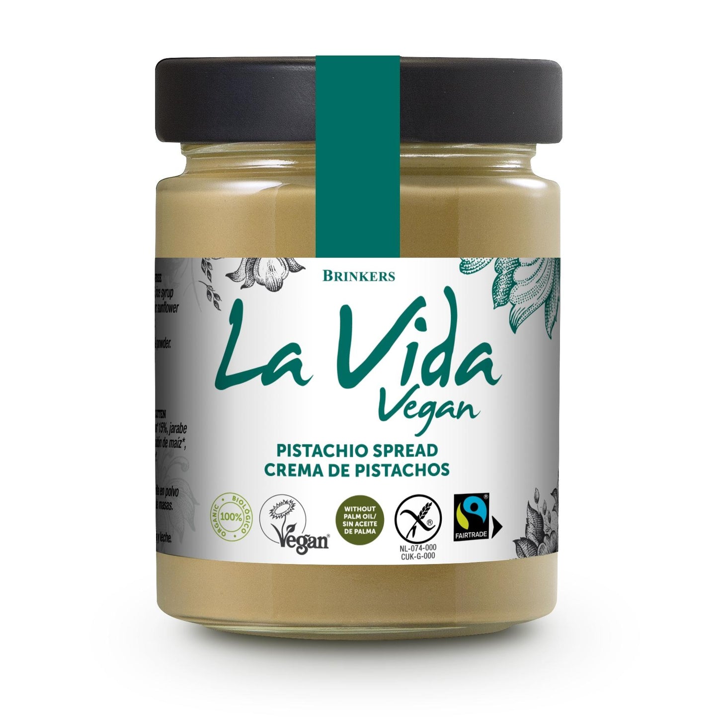 Creme de Pistácios Vegan La Vida 270g