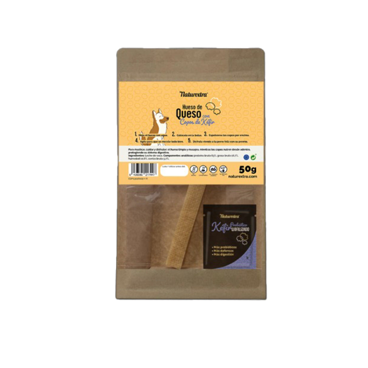 Hueso de queso pequeño Naturextra 50g