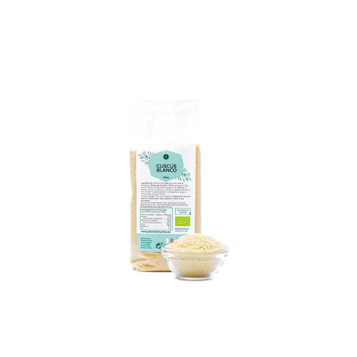 Planeta Huerto ECO Cuscuz Branco 500 g
