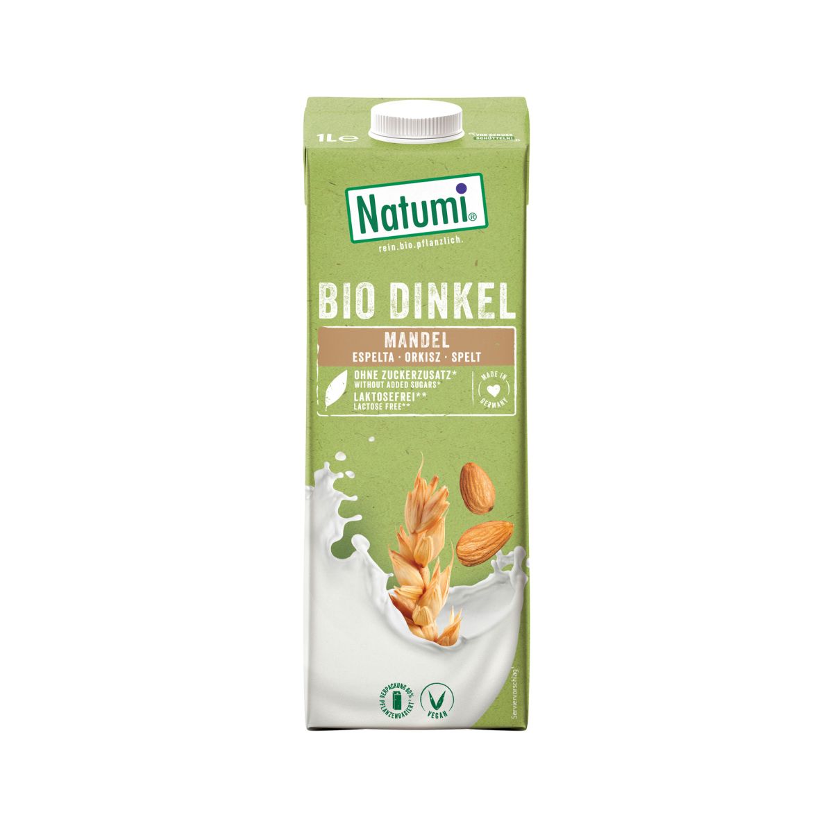 Bebida Biológica de Espelta e Amêndoa Natumi 1 L