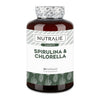 Nutralie Spirulina e Chlorella 1800mg Energia e Força 180 Cápsulas