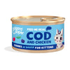 Edgard & Cooper Ração Húmida para Gatos em Molho Bacalhau e Pedaços de Frango 85g