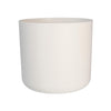 B. para vaso redondo macio Elho branco 22 cm