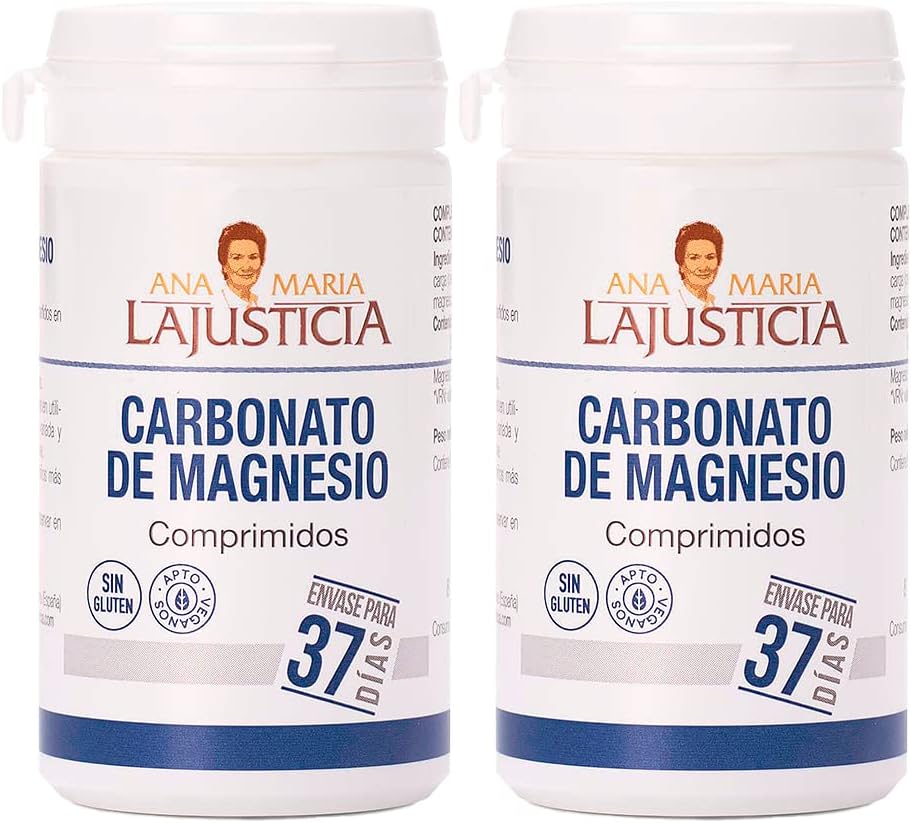 Embalagem 2X Carbonato de Magnésio Ana Maria LaJusticia, 75 comprimidos