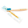Escova de dentes de bambu Nordics Oral Care para criança, azul