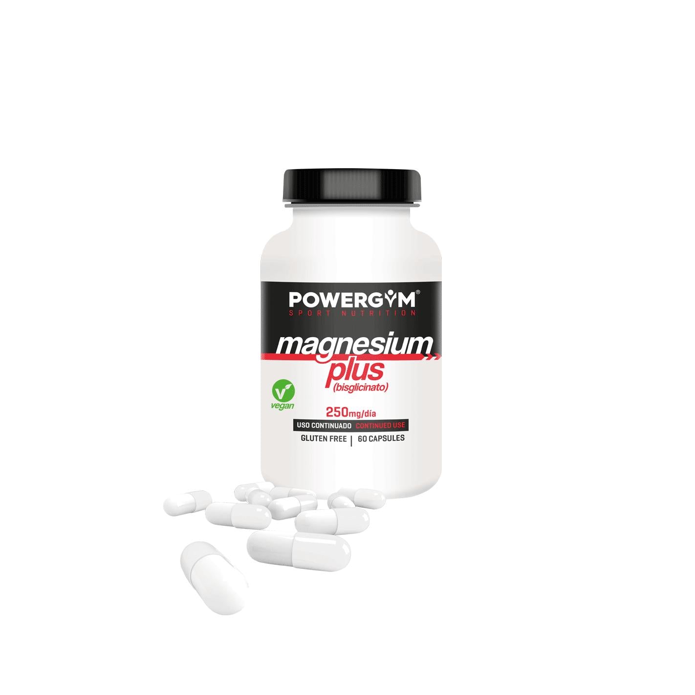 Magnésio Plus Bisglicinato Powergym 60 cápsulas